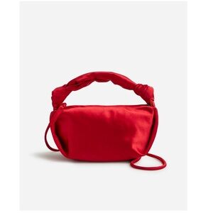 J.Crew Geneva Satin Bag in Red